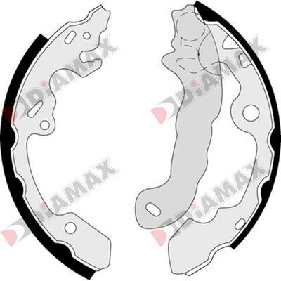 Diamax N01280 Brake shoe set N01280