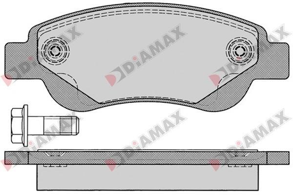 Diamax N09107 Brake Pad Set, disc brake N09107