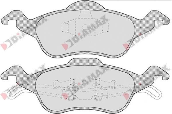Diamax N09212 Brake Pad Set, disc brake N09212