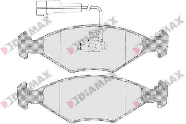 Diamax N09357 Brake Pad Set, disc brake N09357