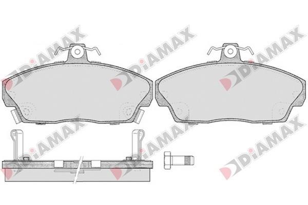 Diamax N09207 Brake Pad Set, disc brake N09207