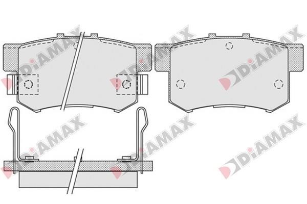 Diamax N09292 Brake Pad Set, disc brake N09292