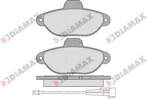 Diamax N09128 Brake Pad Set, disc brake N09128