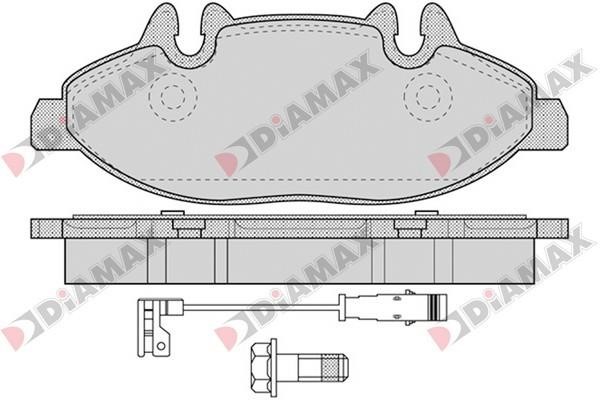 Diamax N09190 Brake Pad Set, disc brake N09190