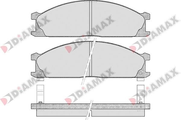 Diamax N09050 Brake Pad Set, disc brake N09050