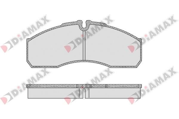 Diamax N09328 Brake Pad Set, disc brake N09328