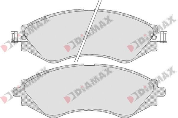 Diamax N09251 Brake Pad Set, disc brake N09251