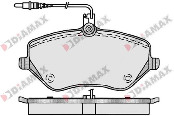 Diamax N09062 Brake Pad Set, disc brake N09062