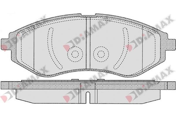 Diamax N09074 Brake Pad Set, disc brake N09074