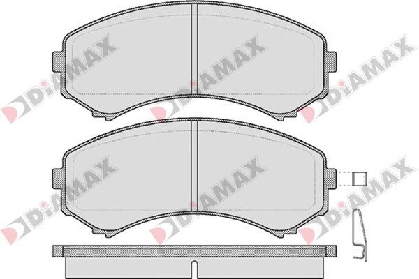 Diamax N09210 Brake Pad Set, disc brake N09210