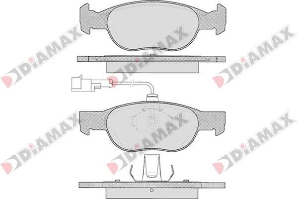 Diamax N09205 Brake Pad Set, disc brake N09205