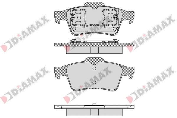 Diamax N09349 Brake Pad Set, disc brake N09349