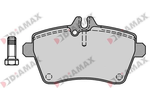 Diamax N09375 Brake Pad Set, disc brake N09375