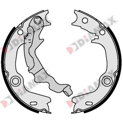 Diamax N01361 Parking brake shoes N01361