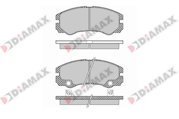 Diamax N09418 Brake Pad Set, disc brake N09418