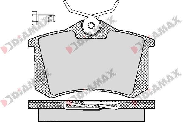Diamax N09008 Brake Pad Set, disc brake N09008