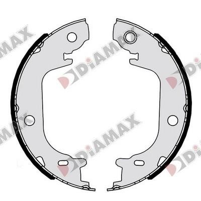 Diamax N01396 Drum brake shoes rear, set N01396