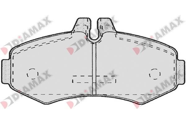 Diamax N09091 Brake Pad Set, disc brake N09091