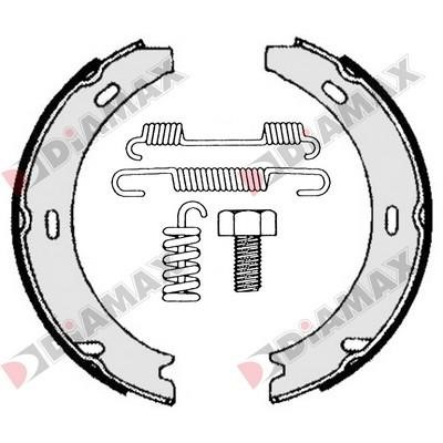 Diamax N01227 Parking brake shoes N01227