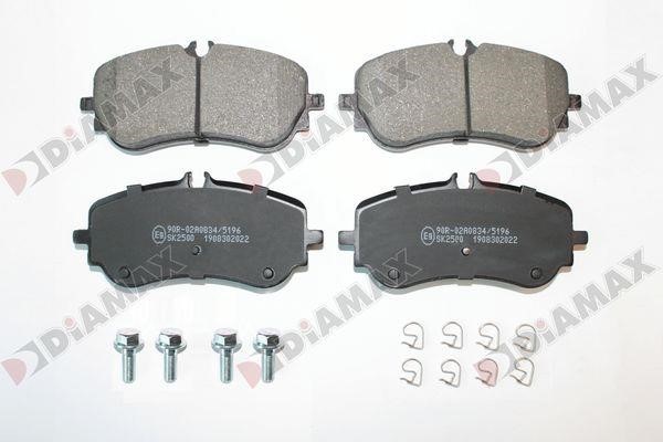 Diamax N09910 Brake Pad Set, disc brake N09910