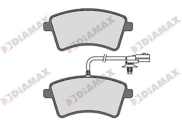 Diamax N09683 Brake Pad Set, disc brake N09683