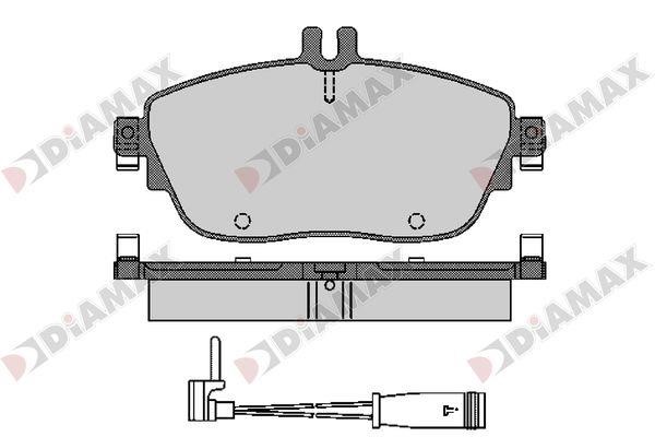 Diamax N09671A Brake Pad Set, disc brake N09671A