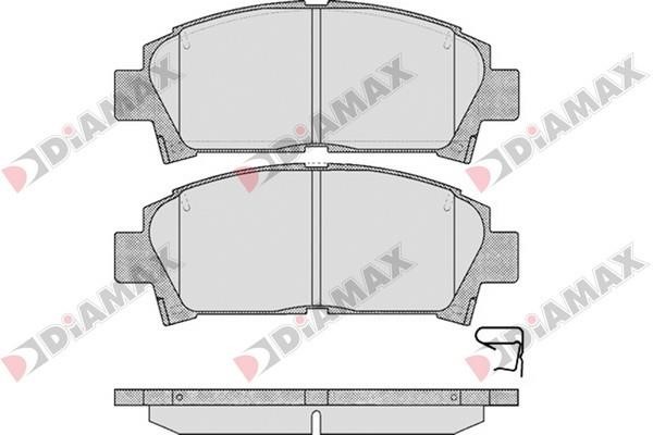 Diamax N09636 Brake Pad Set, disc brake N09636