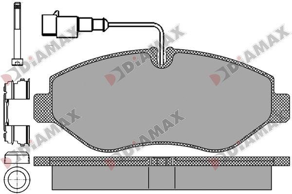 Diamax N09837 Brake Pad Set, disc brake N09837