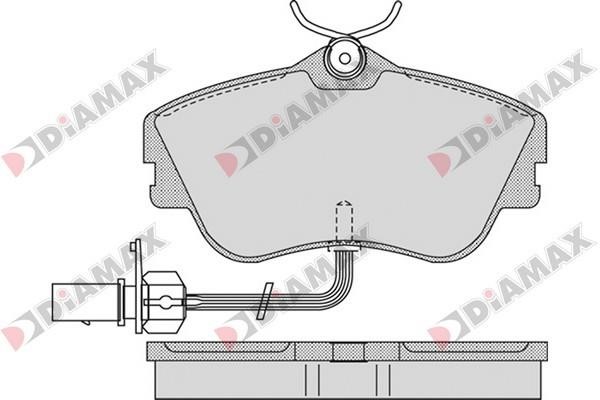 Diamax N09548 Brake Pad Set, disc brake N09548