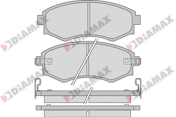 Diamax N09321 Brake Pad Set, disc brake N09321