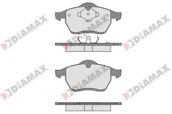 Diamax N09563 Brake Pad Set, disc brake N09563