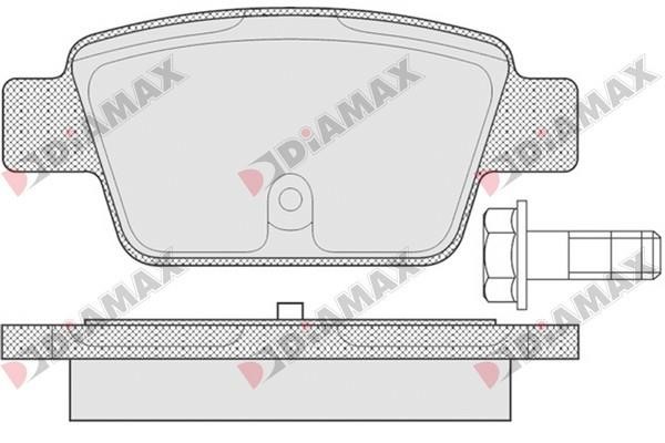 Diamax N09392 Brake Pad Set, disc brake N09392