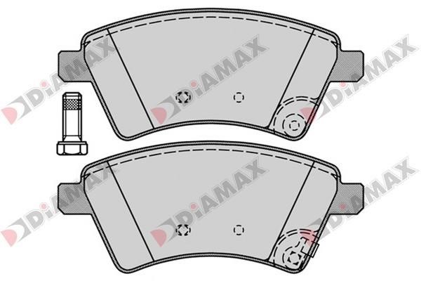 Diamax N09378 Brake Pad Set, disc brake N09378