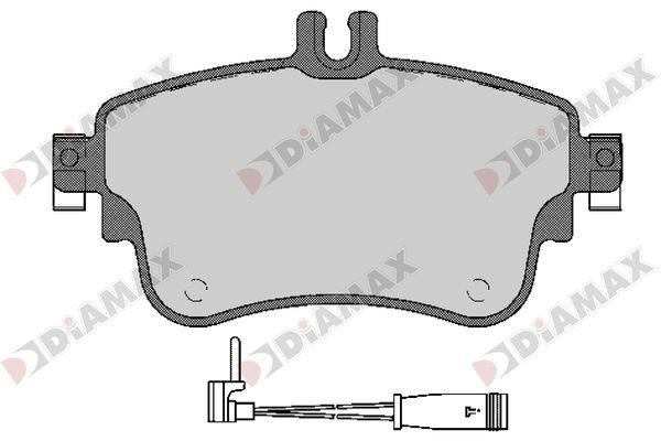 Diamax N09670A Brake Pad Set, disc brake N09670A