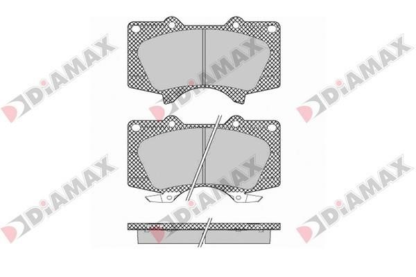 Diamax N09573 Brake Pad Set, disc brake N09573