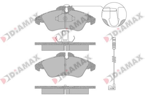 Diamax N09407 Brake Pad Set, disc brake N09407