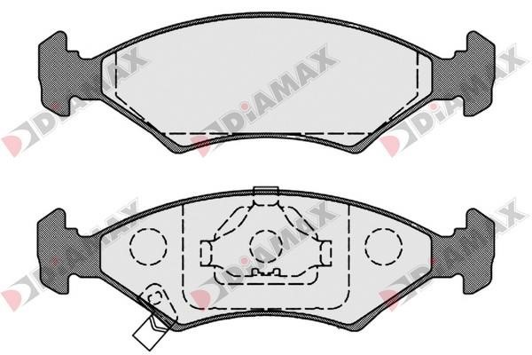 Diamax N09310 Brake Pad Set, disc brake N09310
