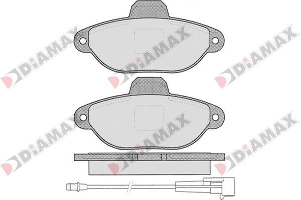 Diamax N09385 Brake Pad Set, disc brake N09385