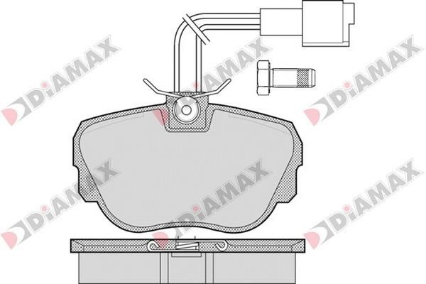 Diamax N09314 Brake Pad Set, disc brake N09314