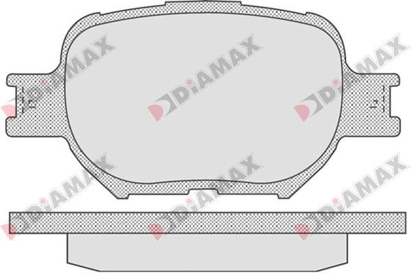 Diamax N09735 Brake Pad Set, disc brake N09735