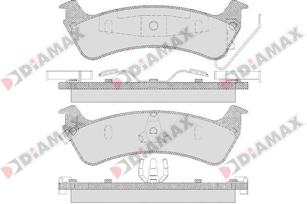 Diamax N09647 Brake Pad Set, disc brake N09647