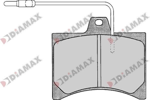 Diamax N09787 Brake Pad Set, disc brake N09787