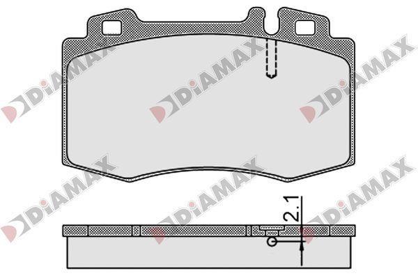 Diamax N09774 Brake Pad Set, disc brake N09774