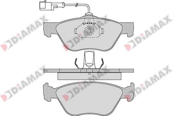 Diamax N09322 Brake Pad Set, disc brake N09322