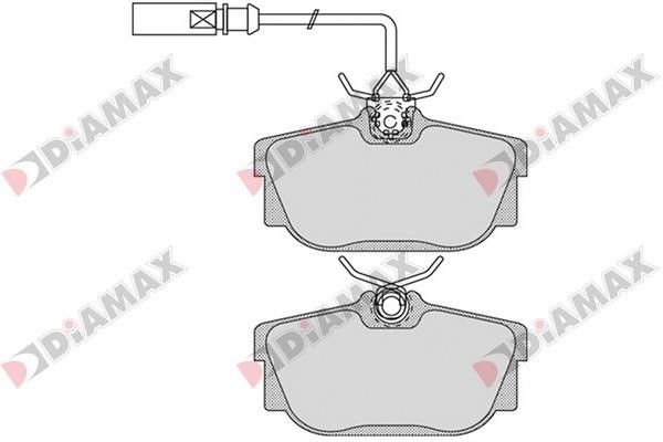 Diamax N09542 Brake Pad Set, disc brake N09542