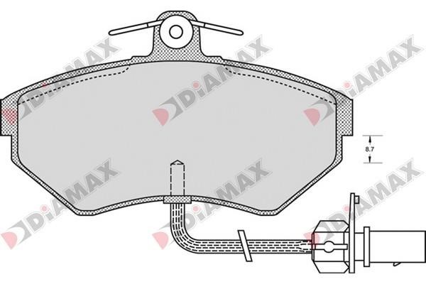 Diamax N09547 Brake Pad Set, disc brake N09547