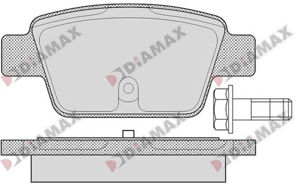 Diamax N09838 Brake Pad Set, disc brake N09838