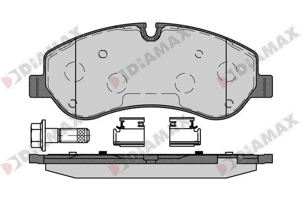 Diamax N09676 Brake Pad Set, disc brake N09676