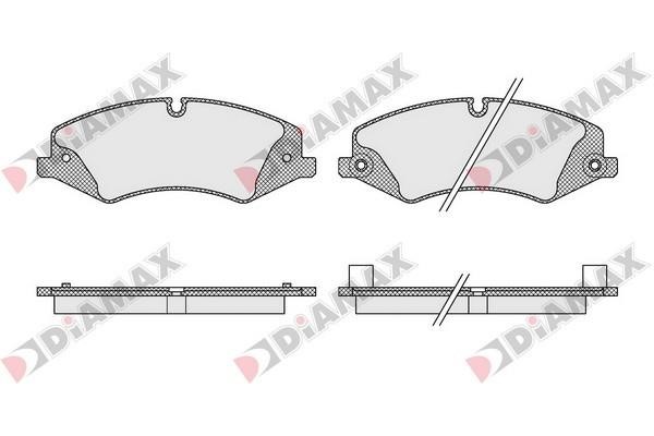 Diamax N09509 Brake Pad Set, disc brake N09509