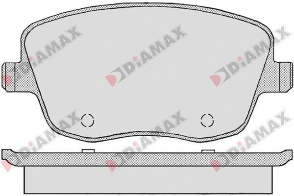 Diamax N09554 Brake Pad Set, disc brake N09554